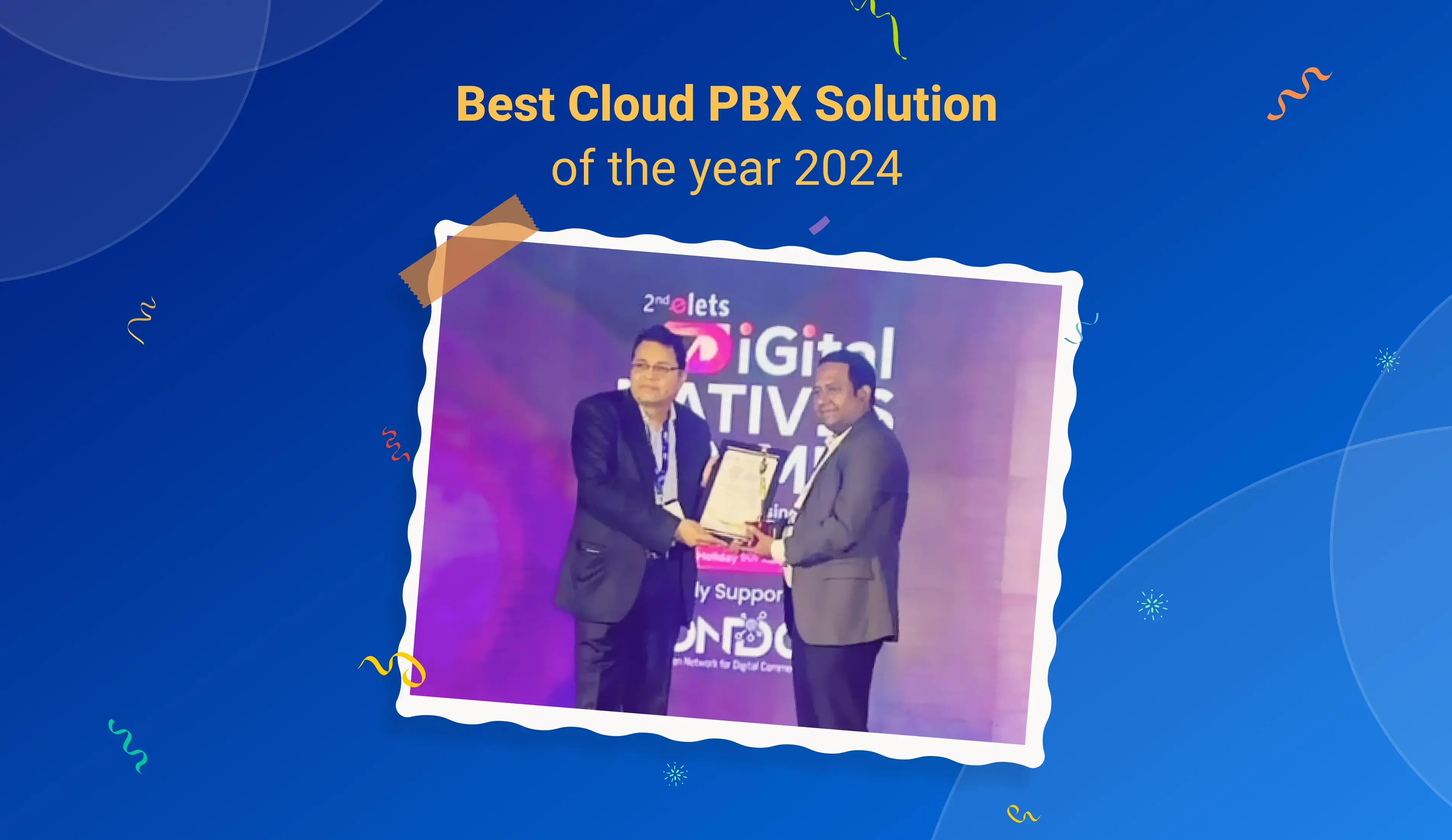 TeleCMI Wins the 'Best Cloud PBX Solution of the Year 2024' Award at the 2nd Elets Startup Awards 2024